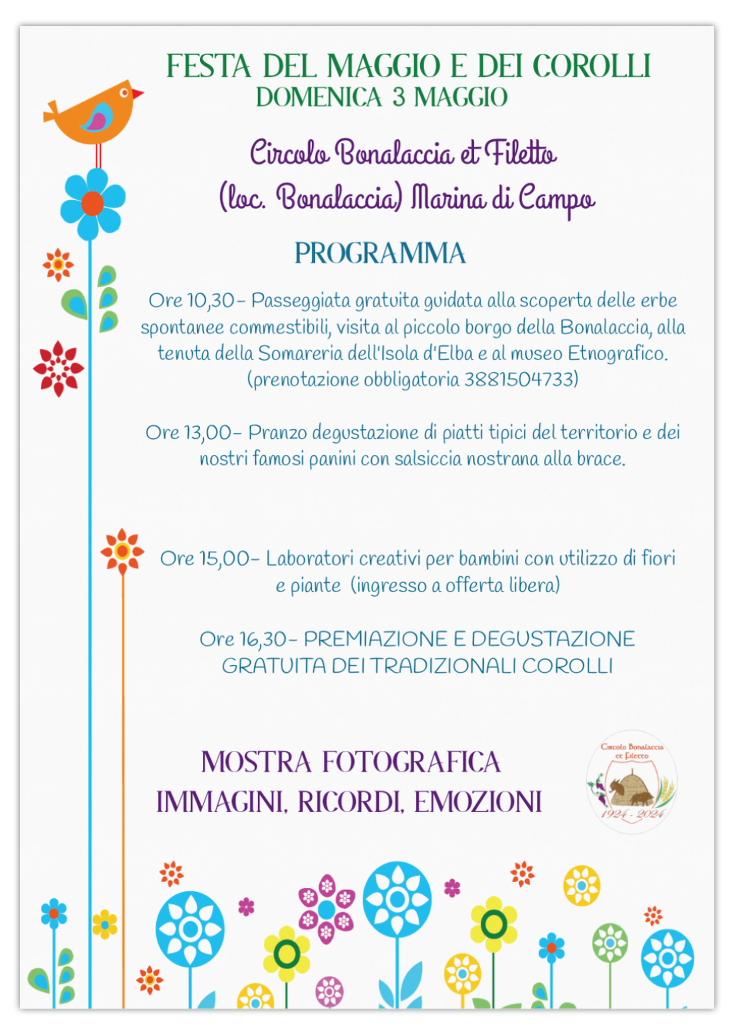 FESTA DEL MAGGIO E DEI COROLLI